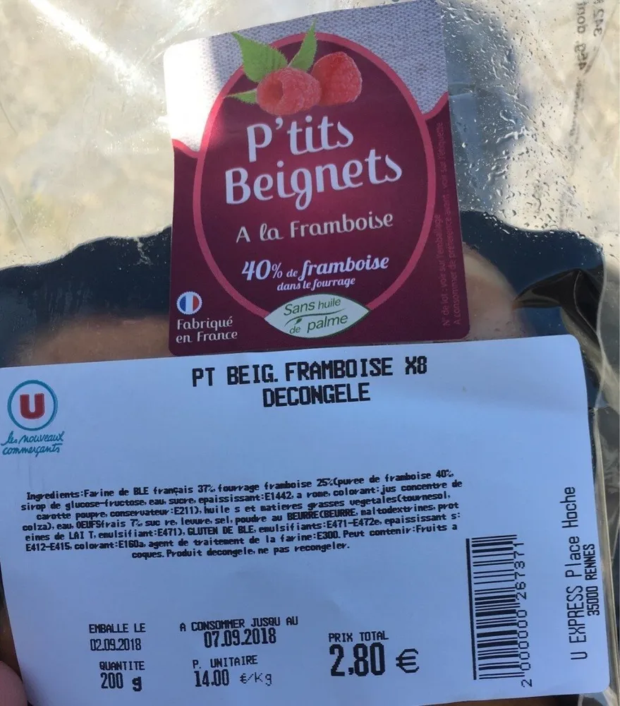 beignets franboises
