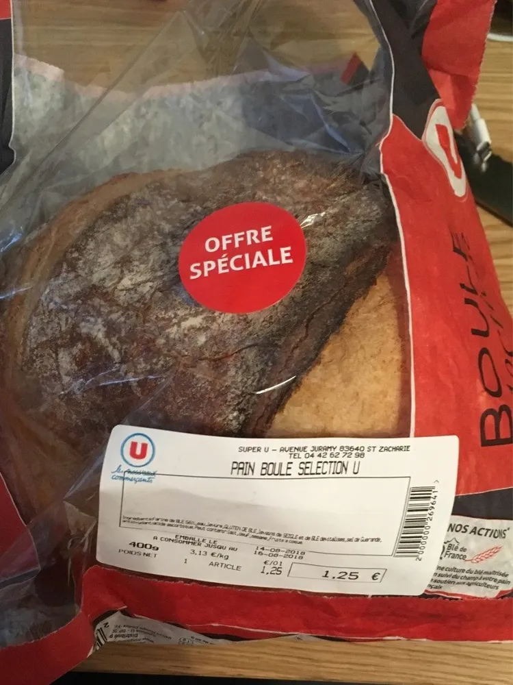 Pain boule selection  U