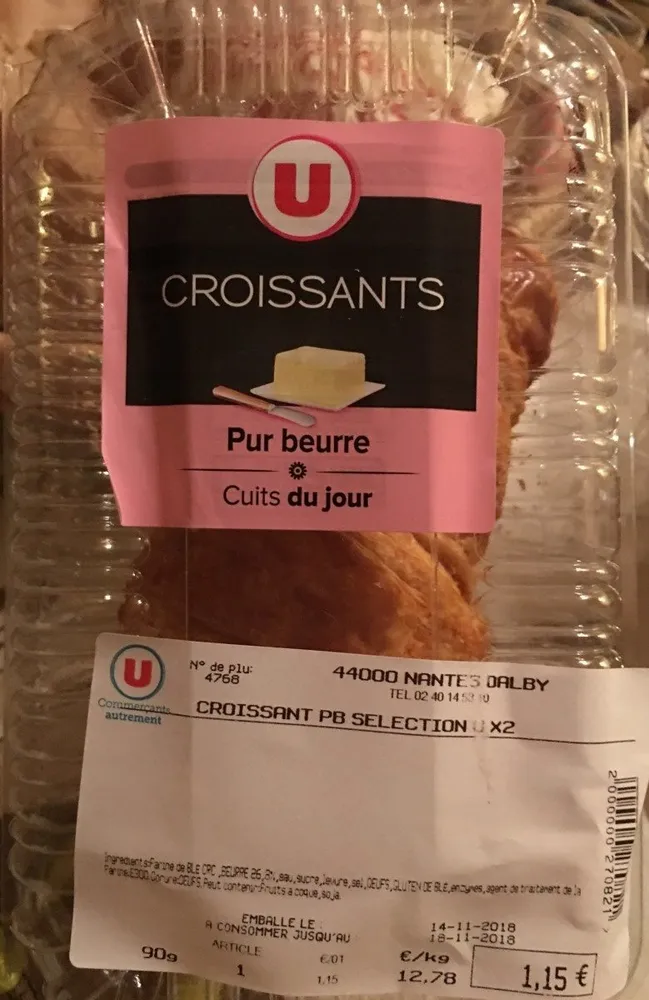 Croissants pur beurre