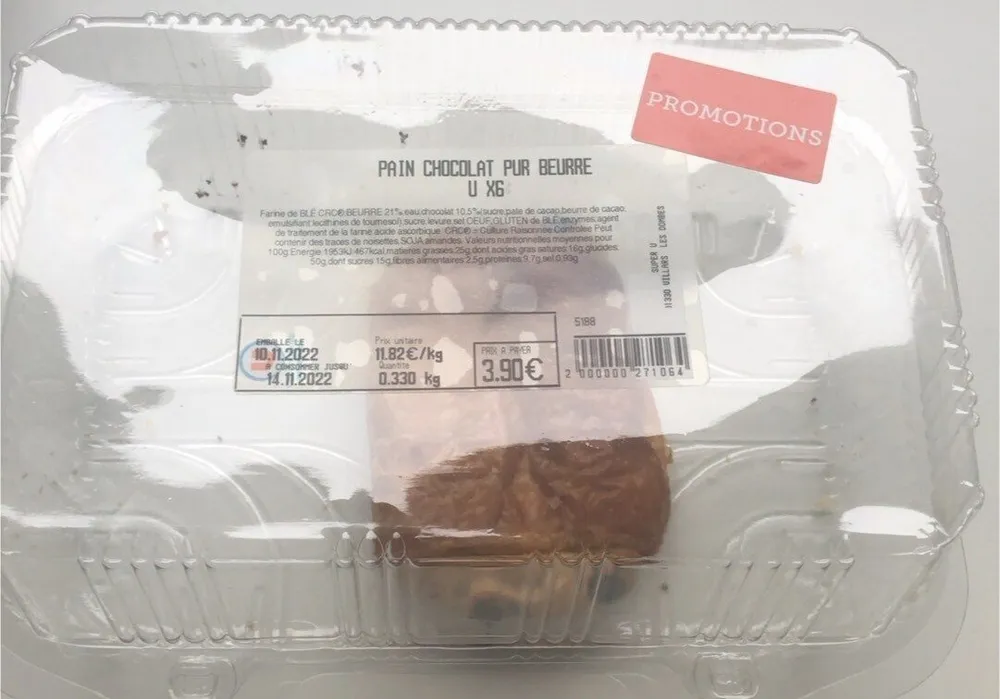 Pain Chocolat Pur Beurre