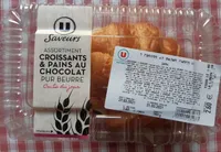 Assortiment croissants et pains au chocolat pur beurre