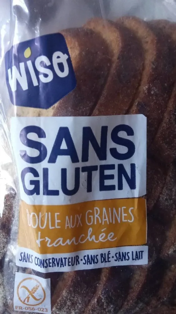 Boule aux graines tranchée sans gluten