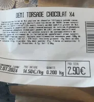 Demi torsade chocolat