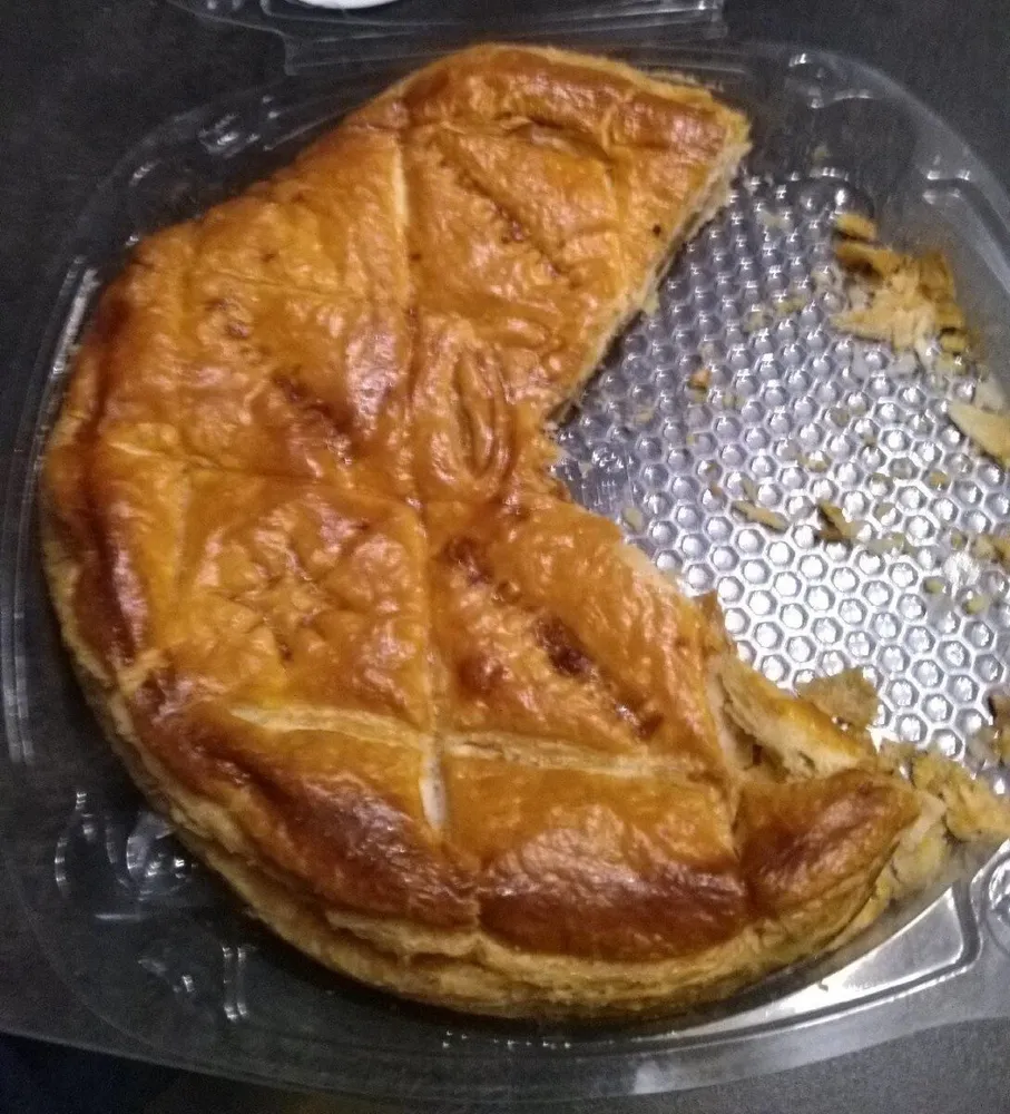 Galette frangipane caramel beurre salé