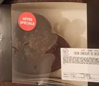 Coeur chocolat décongelé