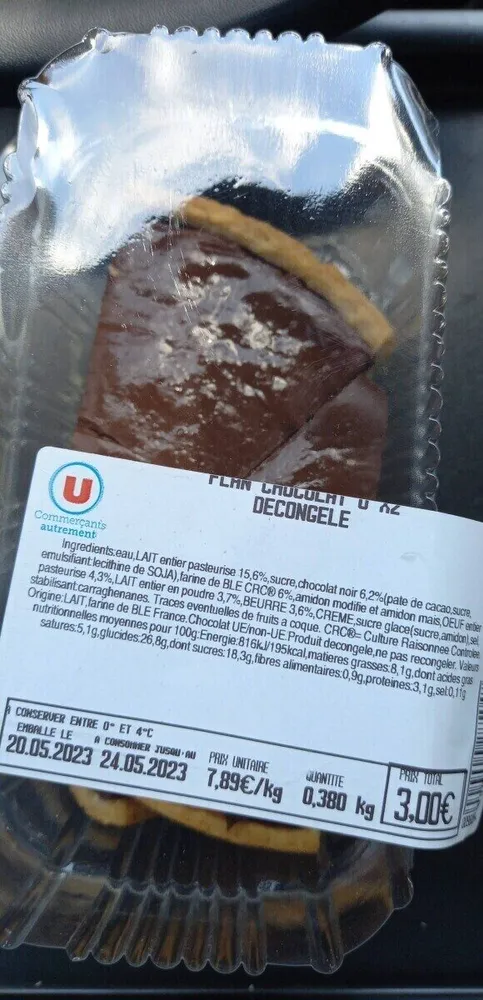 Flan chocolat