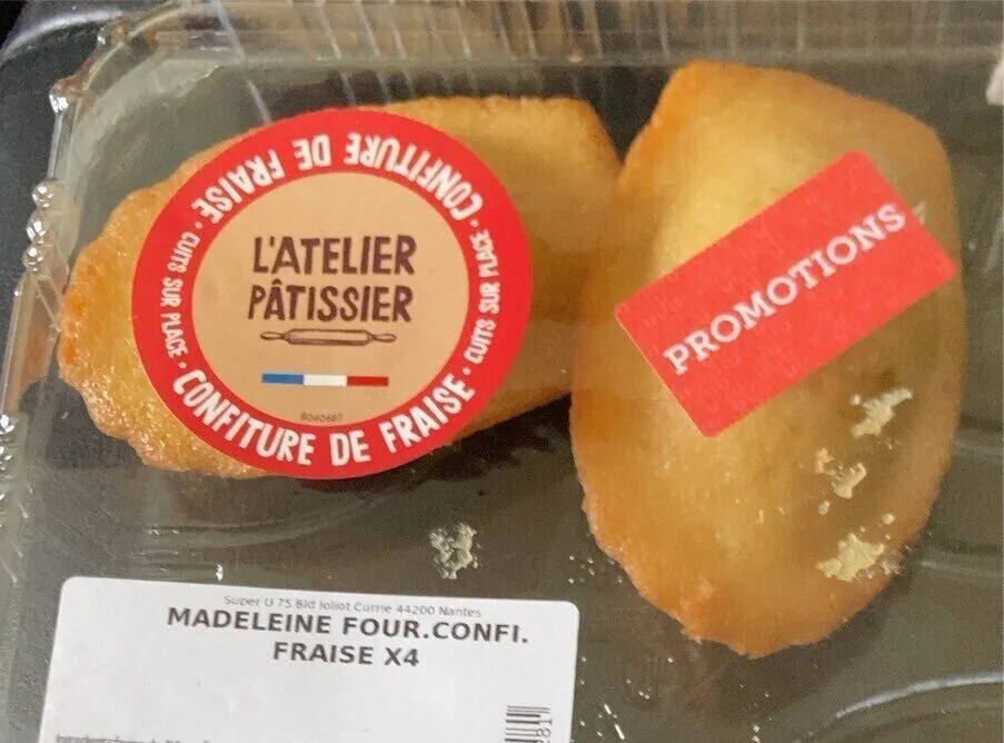 Madeleine Four.confi.fraise