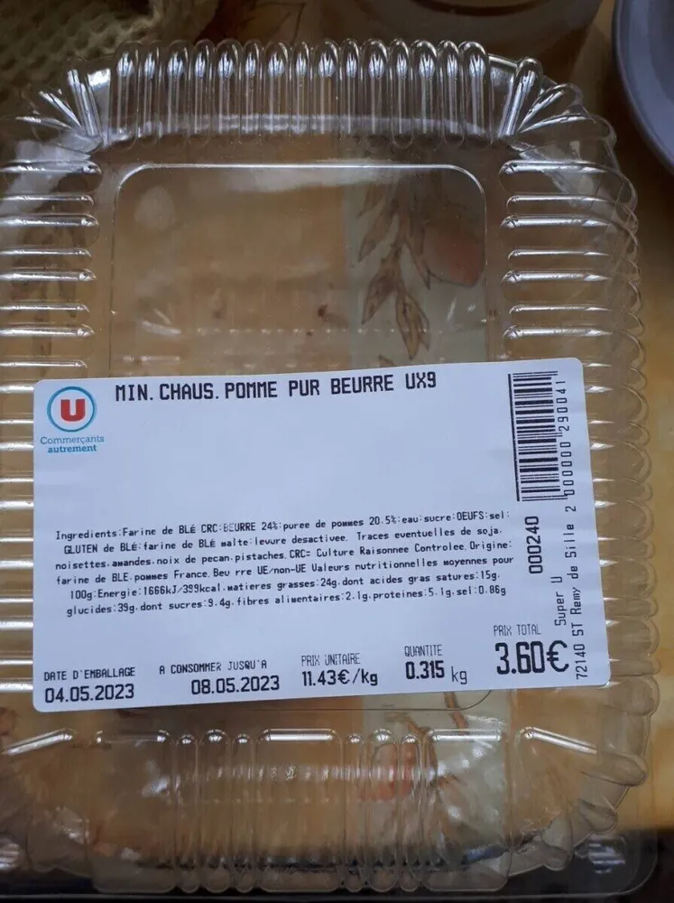 Mini chaussons aux pomme