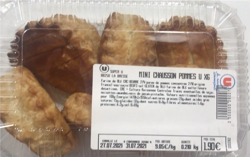 Mini chausson au pommes U