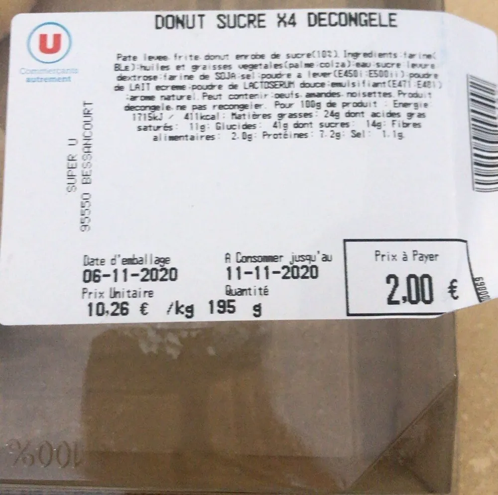 Donut sucre