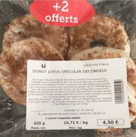 DONUT LOTUS SPECULX6 DECONGELE
