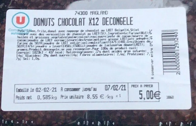 Donuts chocolat