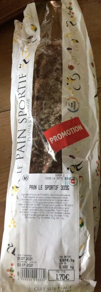 Pain le sportif