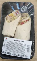 Wrap poulet curry