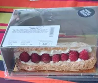 Éclair craquelin framboise