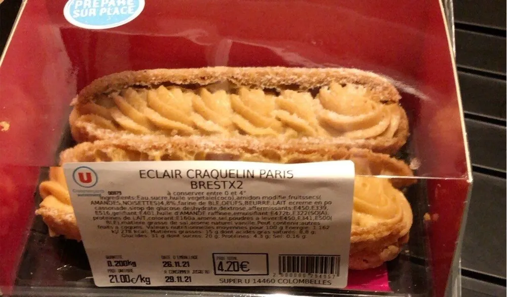 Eclair craquelin paris brest