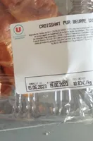Croissant pur beurre cuits du jour