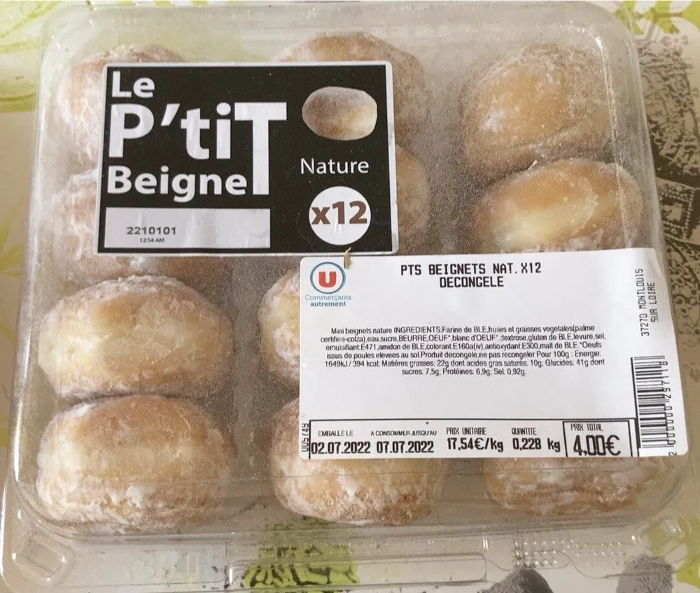 Le P’tit beignet nature