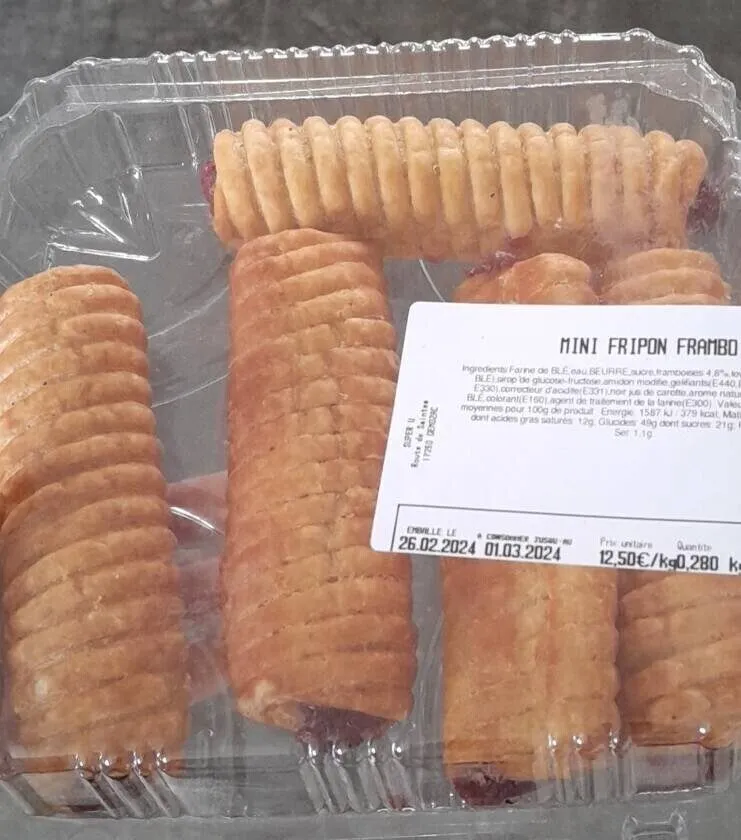 Mini fripon framboise