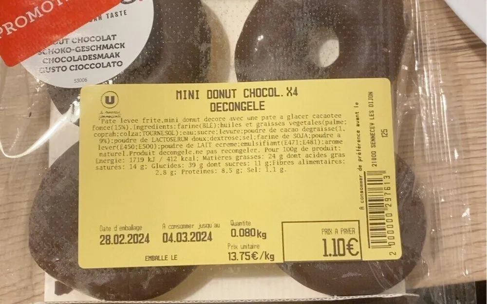 Mini Donut Chocolat