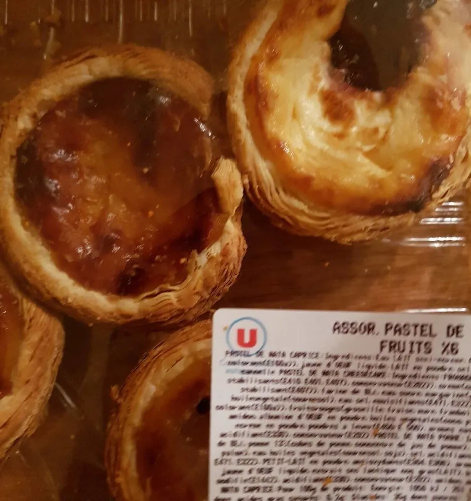Assortiment Pastel de Nata fruits X6