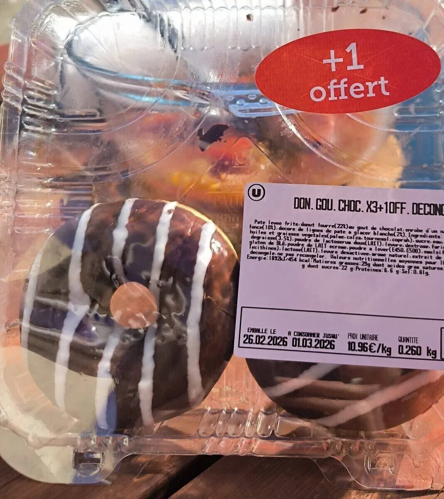 Donut goût chocolat