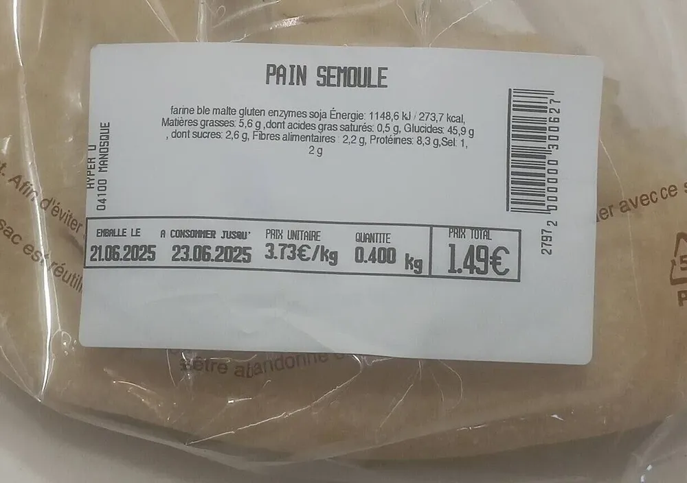 Pain à l'orientale
