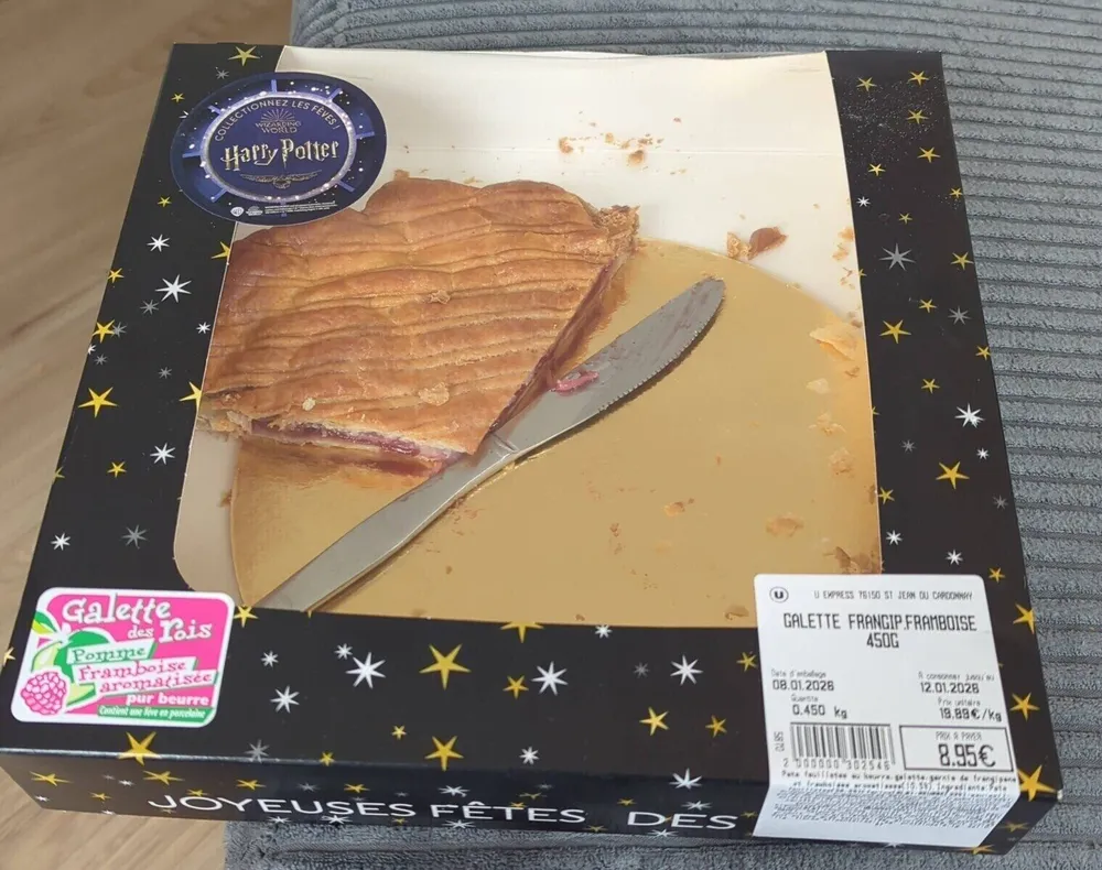Galette frangipane framboise