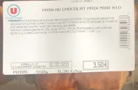 Pain au chocolat prix mini x10