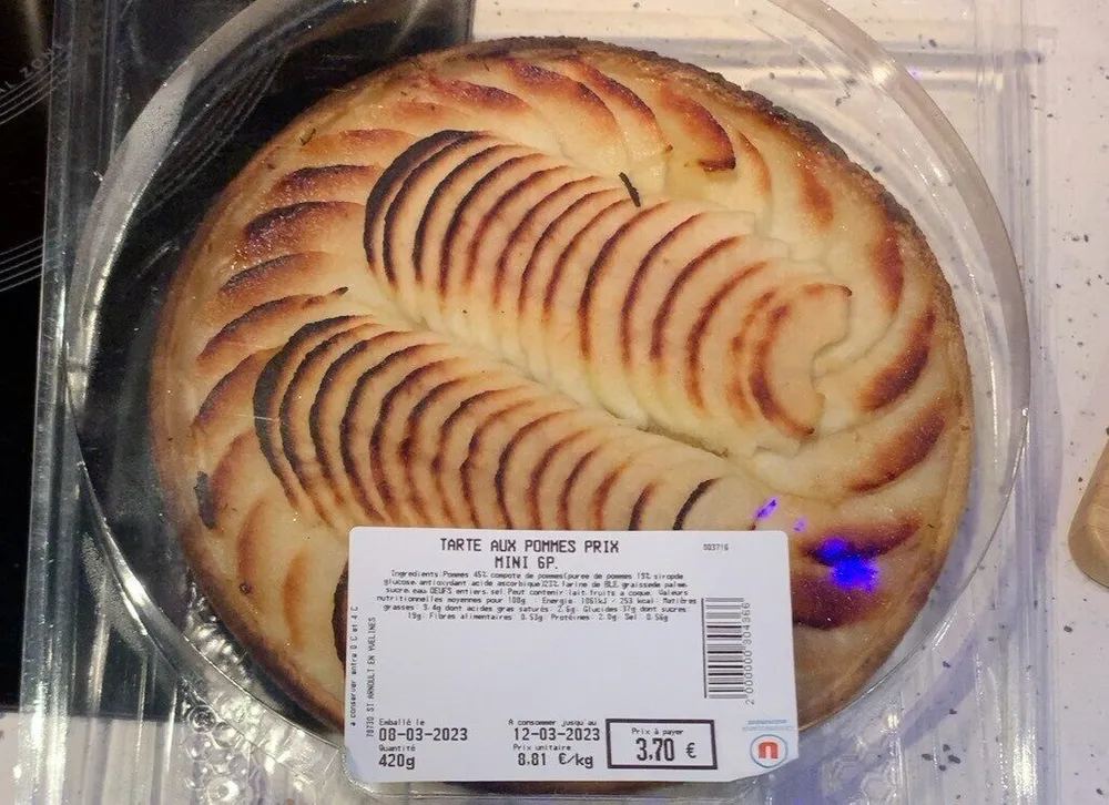 Tarte aux pommes