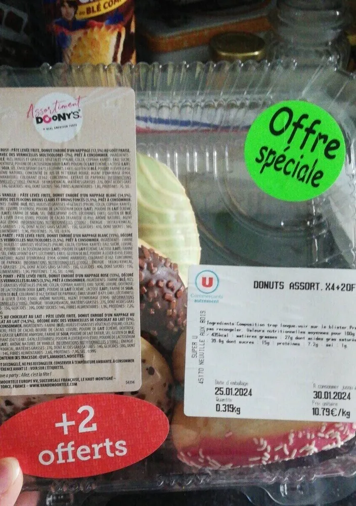 Donouts assort. 6 décongelé