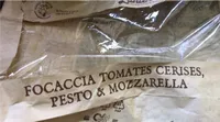 Focaccia Tomate Pesto