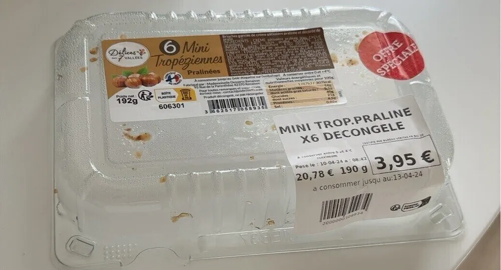 Mini tropezirnnes pralinees