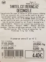 Tartelette citron meringuée