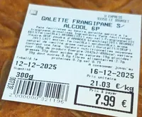 Galette frangipane