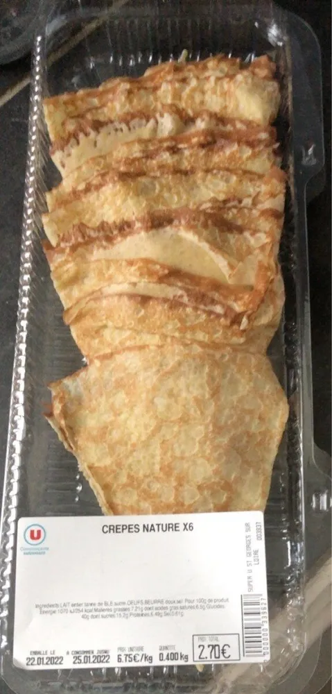 Crepes nature