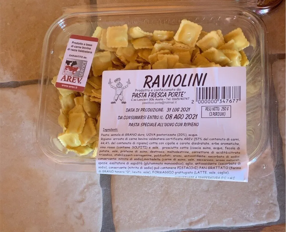 Raviolini gross