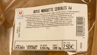 Demie baguette cereales x4