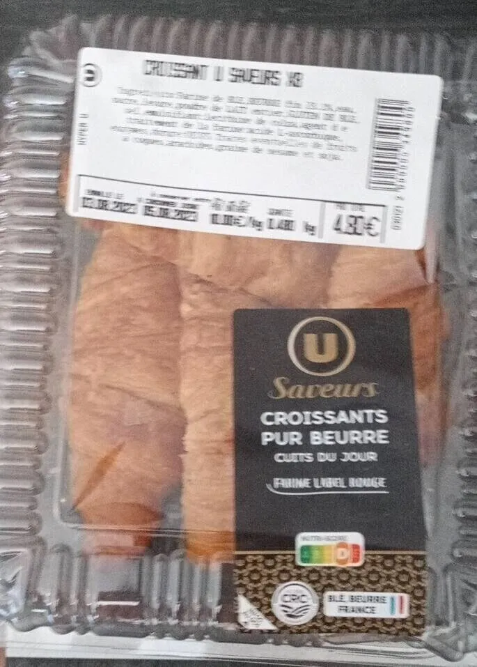Croissant pour beurre