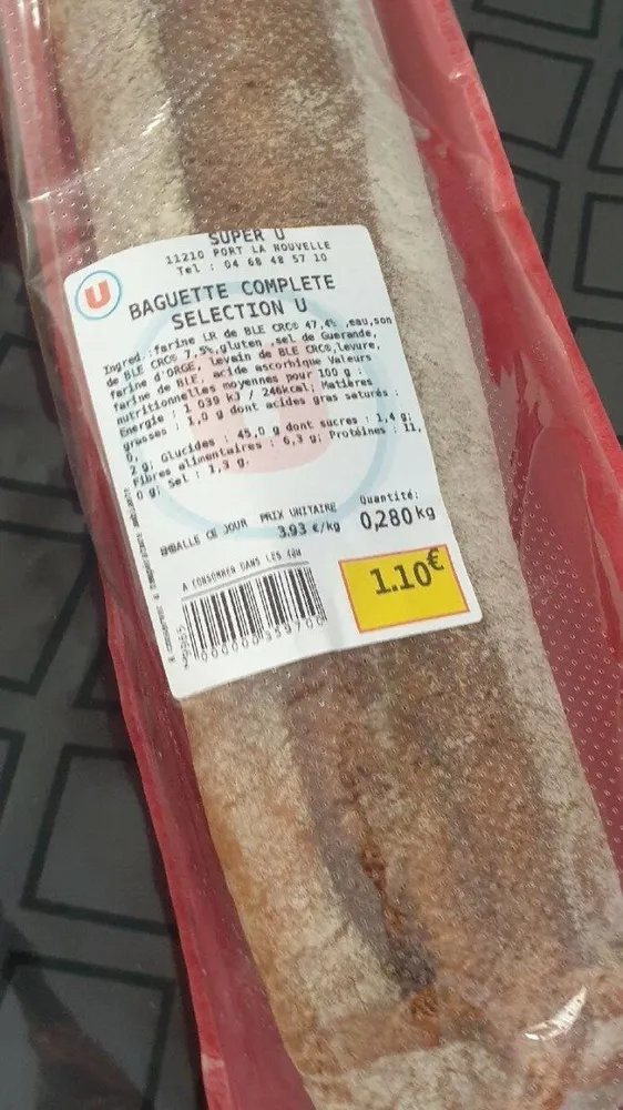 Baguette complète