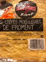 6 crêpes moelleuses de froment