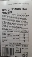Pavé 3 meuniers aux céréales