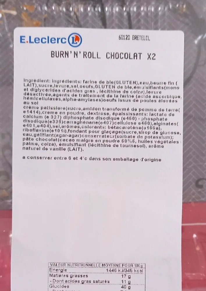 Burn'n'roll chocolat