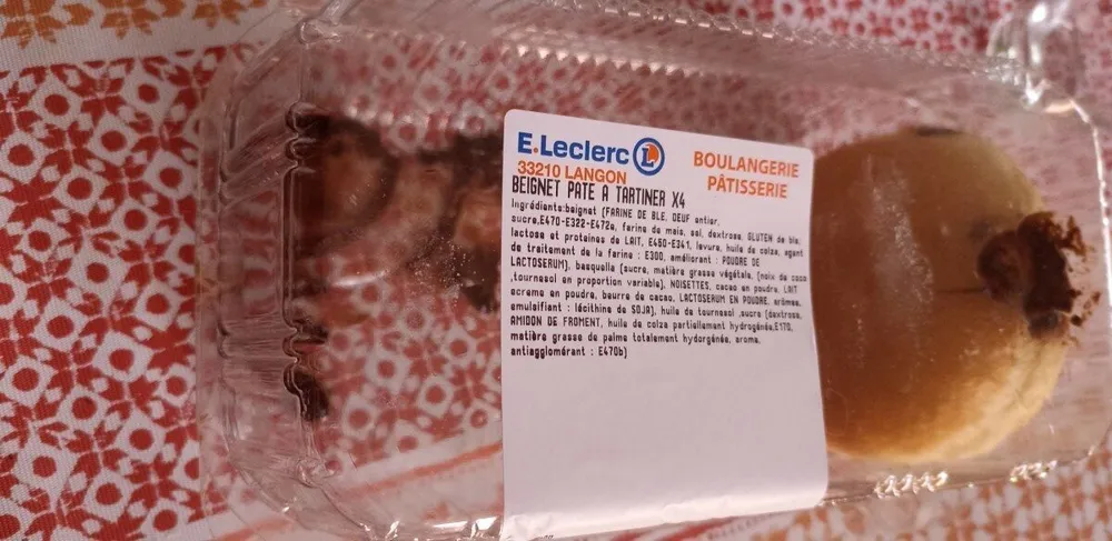Beignets pâte à tartiner