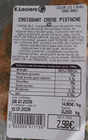 Croissant crème pistache