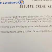 Jésuite crème