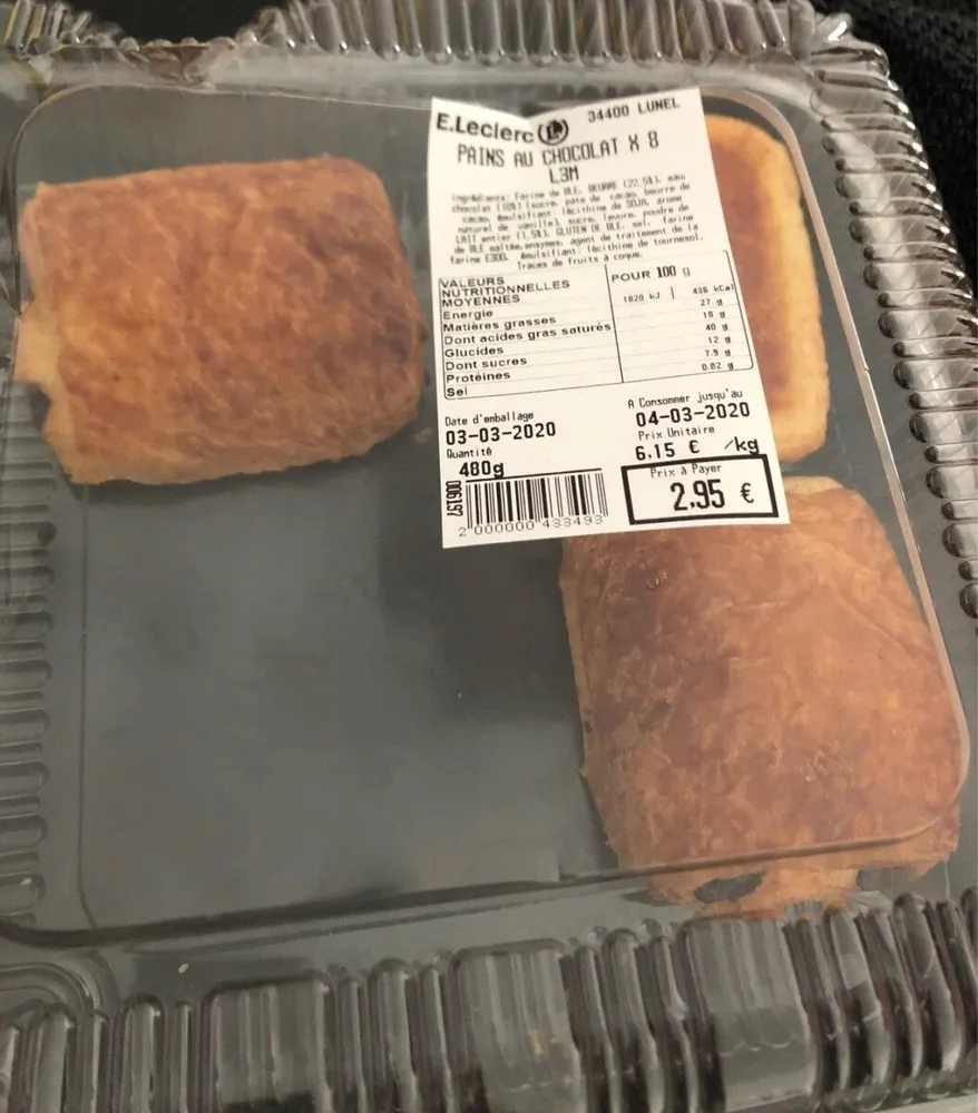 Pain aux chocokat