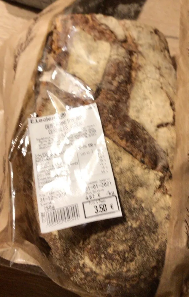 Demi paneton aux cereales