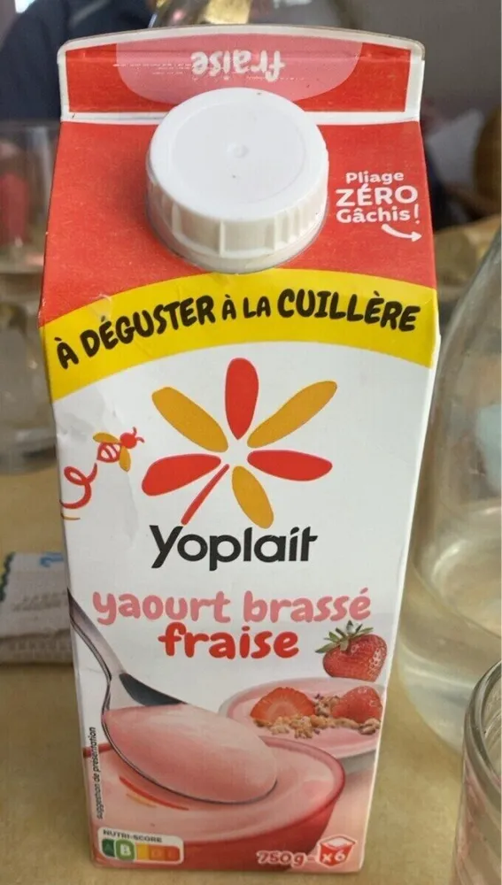 Yaourt brassé fraise