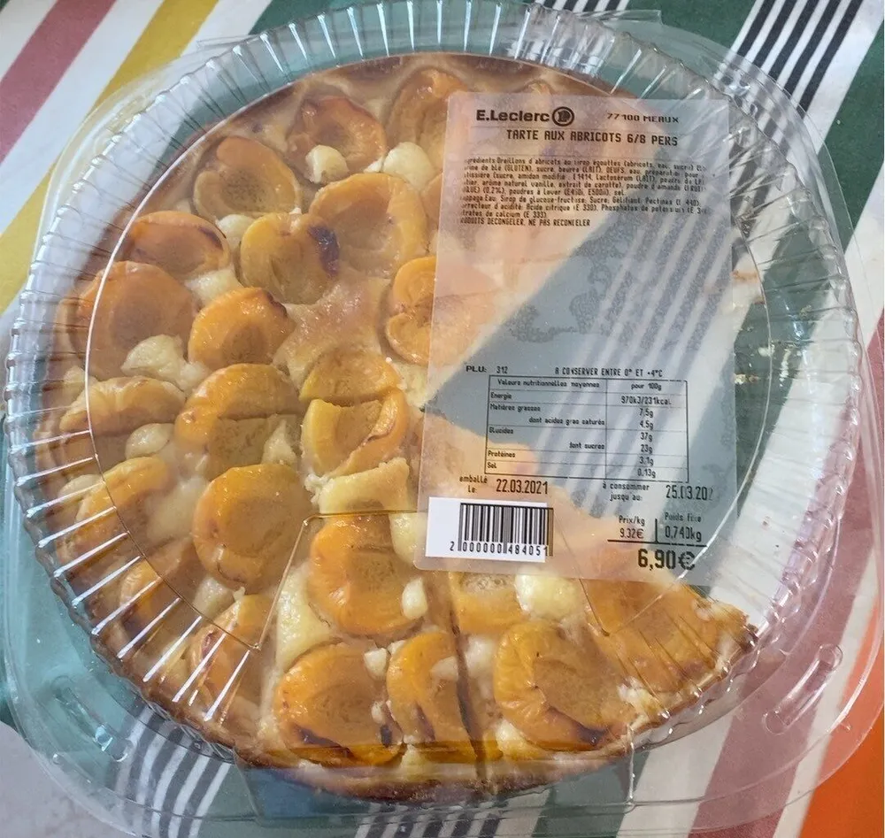 Tarte aux abricots